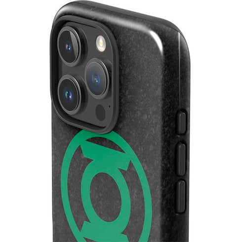 DC Comics Green Lantern Logo Black Background iPhone 16 Pro Impact Case